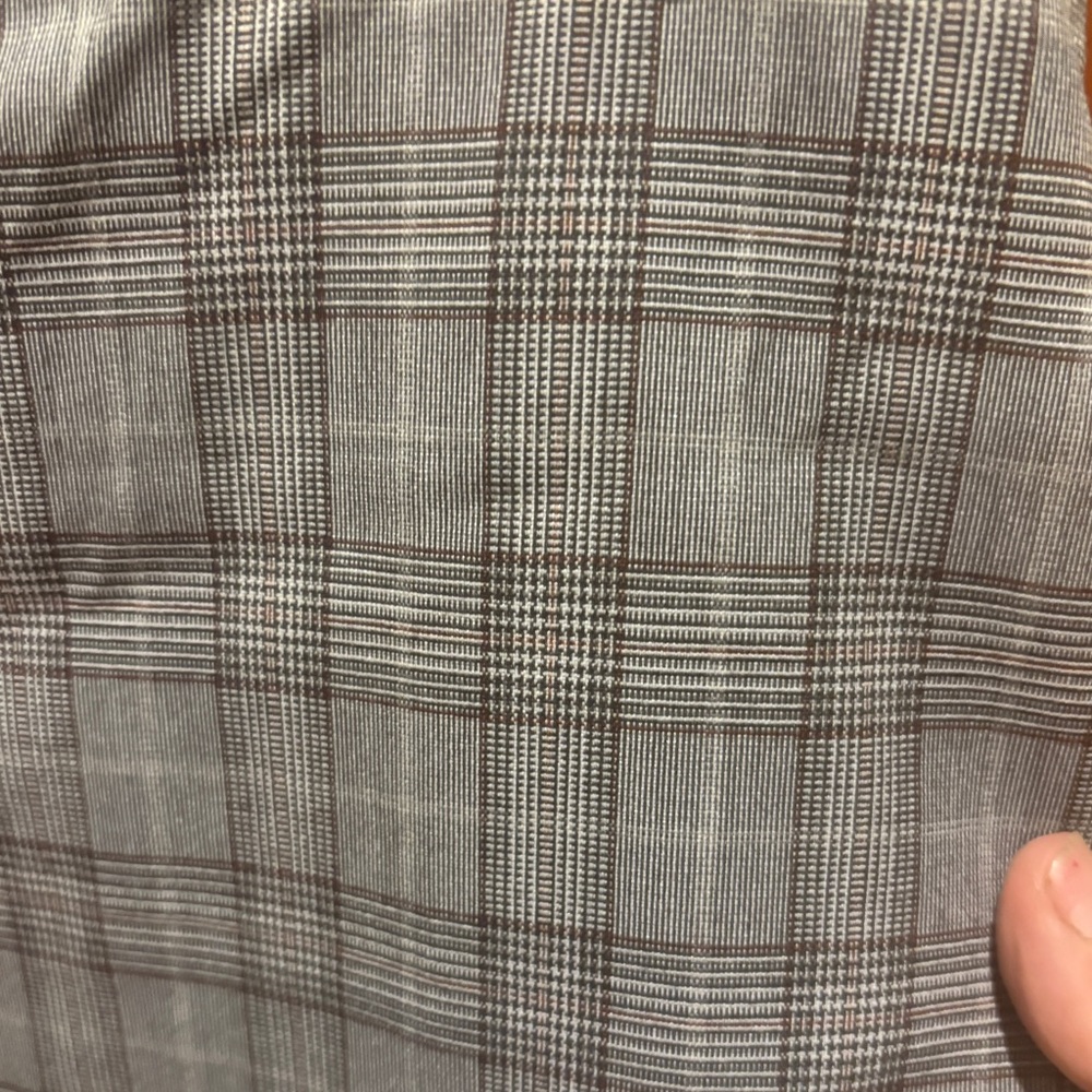 Nordstrom British Plaid High Waist Wide Leg Pants - NWOT - Picture 14 of 14